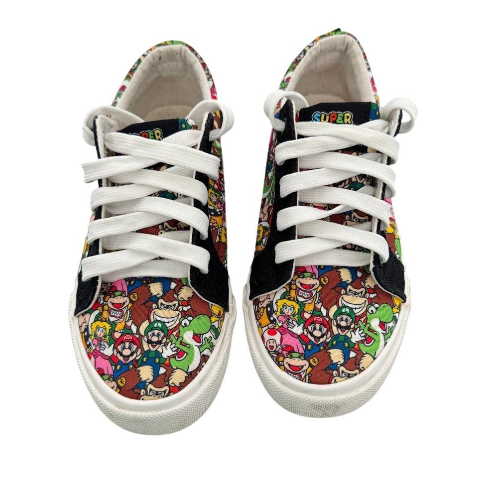 Super Mario Bros All Over Print Sneakers Canvas Shoes